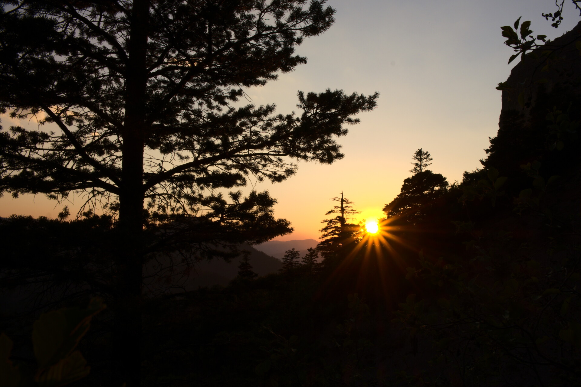 Sunset in Dévoluy