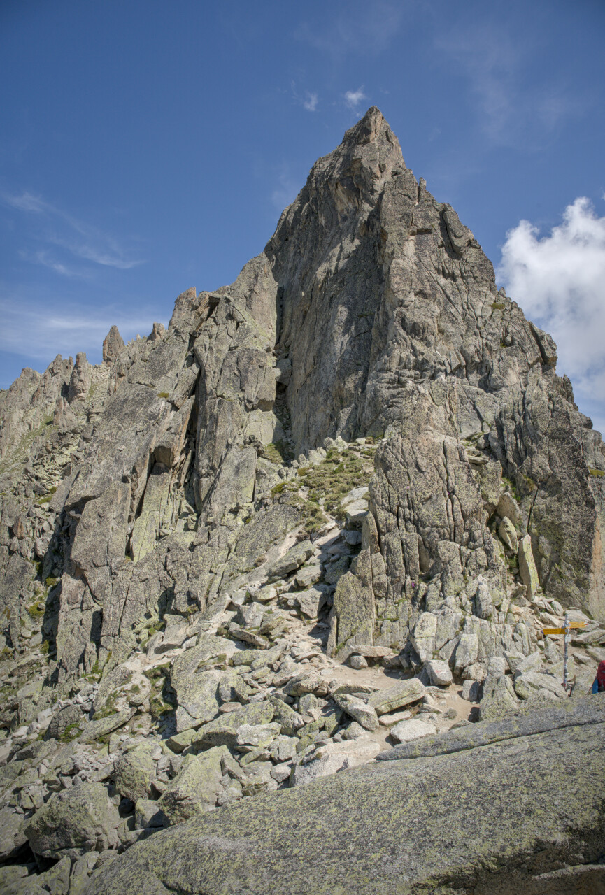 Fenêtre d'Arpette - West view - TMB