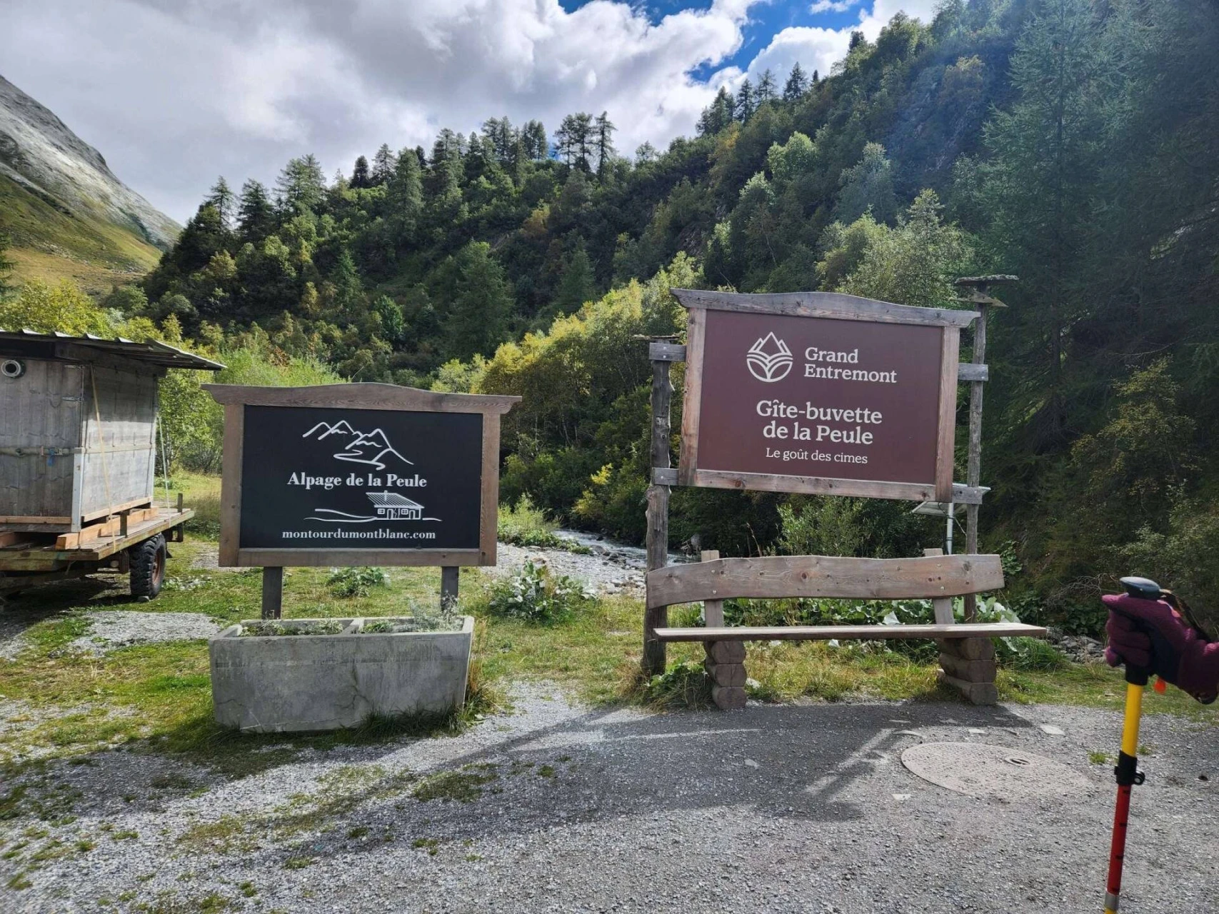 Gîte Alpage de La Peule, the first Swiss mountain pasture below the Grand Col Ferret