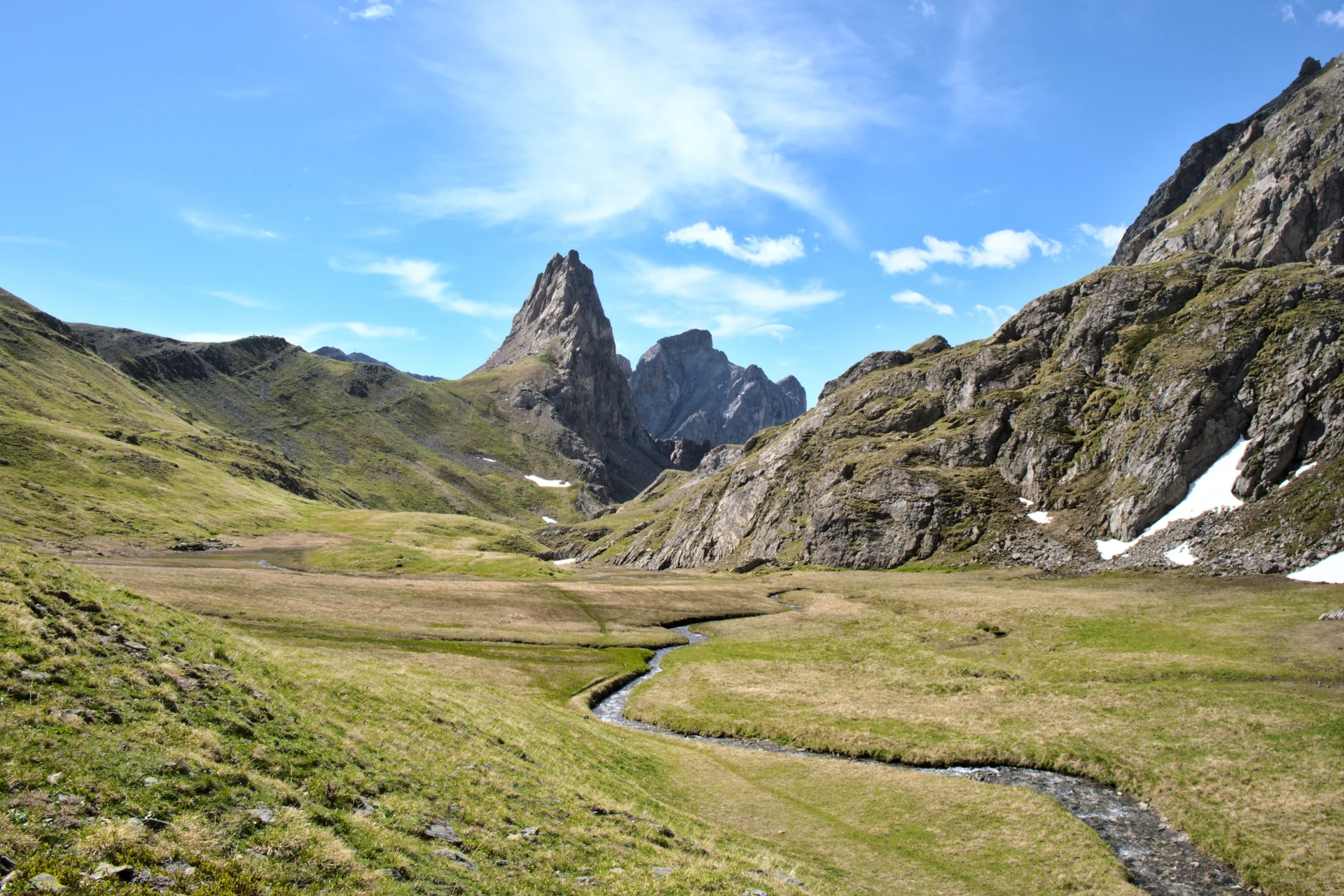 The high pastures of the Thabor massif, free of snow in July