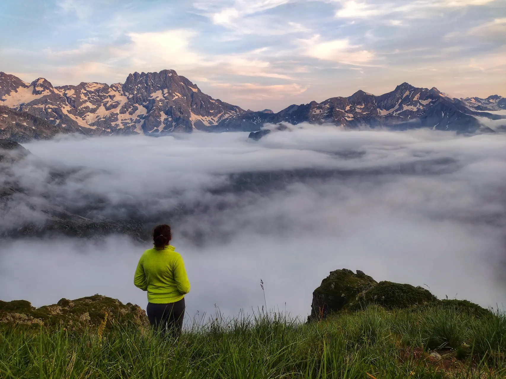 Sea of clouds Écrins