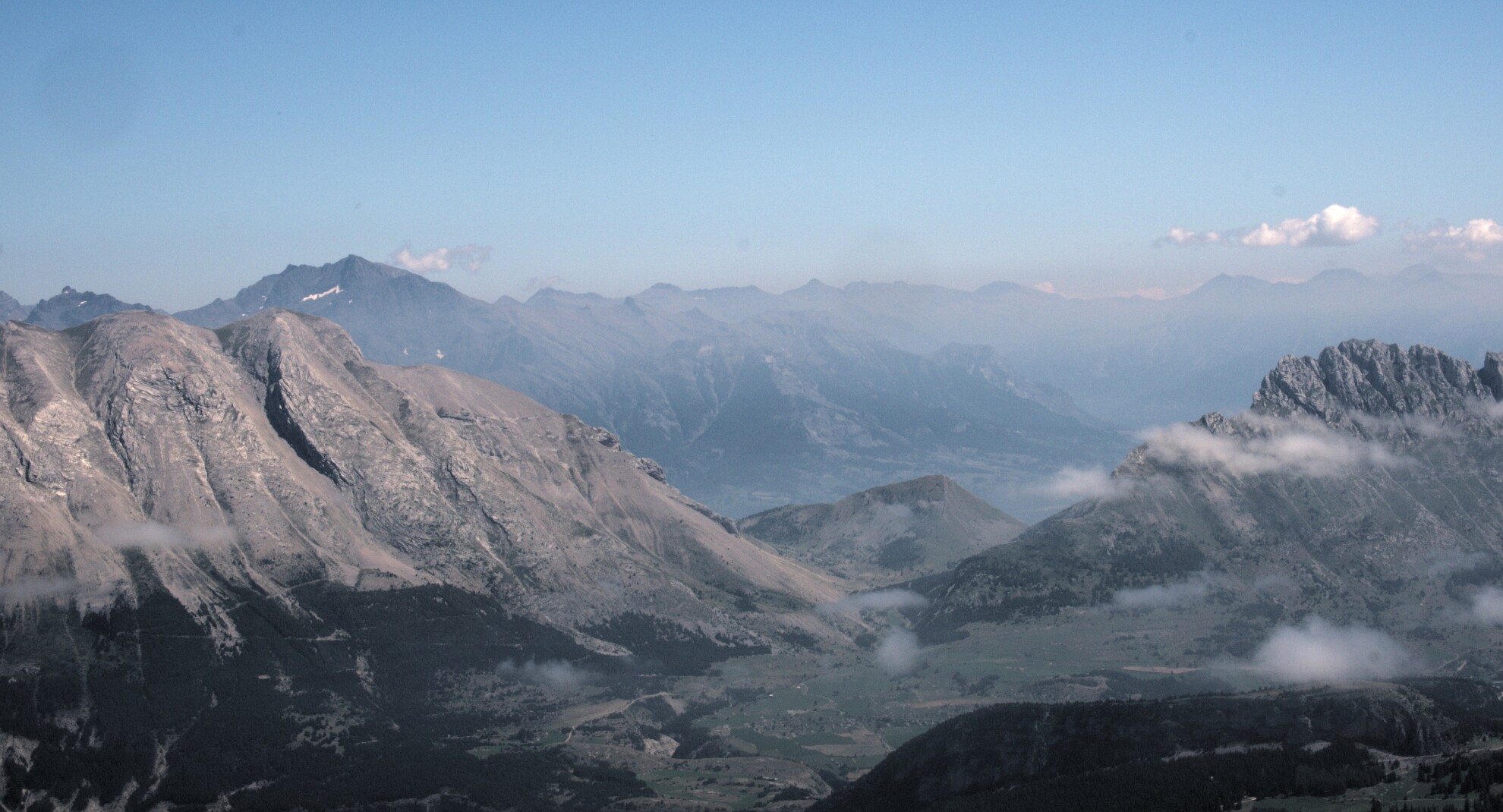 Panorama from Rocher Rond in Devoluy