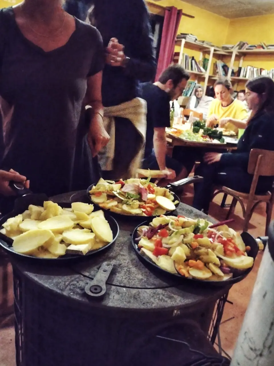 Team building raclette for 30 people